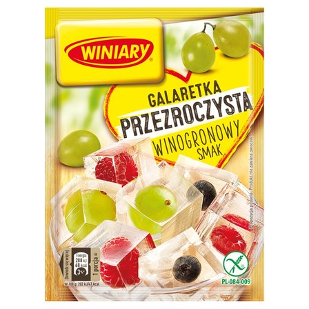 Winiary Galaretka przezroczysta winogronowy smak 71 g (1)