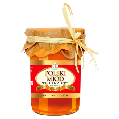 Królowa Pszczół Polski miód wielokwiatowy nektarowy 500 g (1)