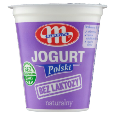 Mlekovita Jogurt Polski bez laktozy naturalny 150 g (1)