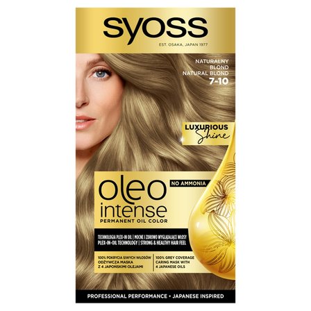 Syoss Oleo Intense Farba do włosów 7-10 naturalny blond (1)