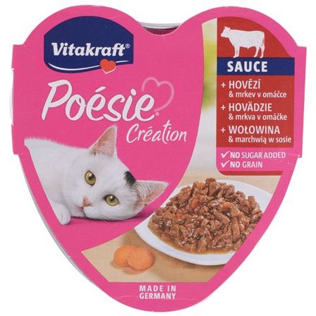 VITAKRAFT POESIE SOS WOŁOWINA I MARCHEWKA 85G (1)