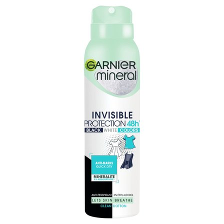 Garnier Mineral Invisible Clean Cotton Antyperspirant 150 ml (1)