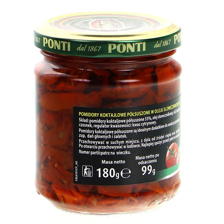 PONTI POMIDORY PÓŁSUSZONE W OLEJU 180G (8)