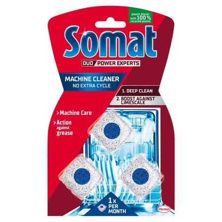 Somat Duo Środek do czyszczenia zmywarek 3 x 19 g (1)