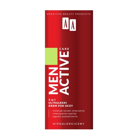 AA Men Active Care 3w1 Ultralekki krem pod oczy 15 ml (1)