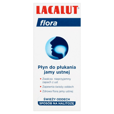 Lacalut Flora Płyn do płukania jamy ustnej 300 ml (1)