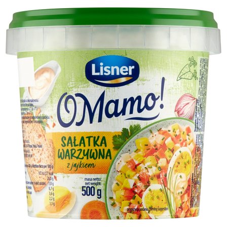 Lisner O Mamo! Sałatka warzywna z jajkiem 500 g (1)