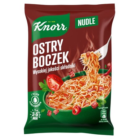 Knorr Nudle Zupa-danie ostry boczek 63 g (1)