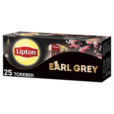 Lipton Earl Grey Herbata czarna 37,5 g (25 torebek) (3)