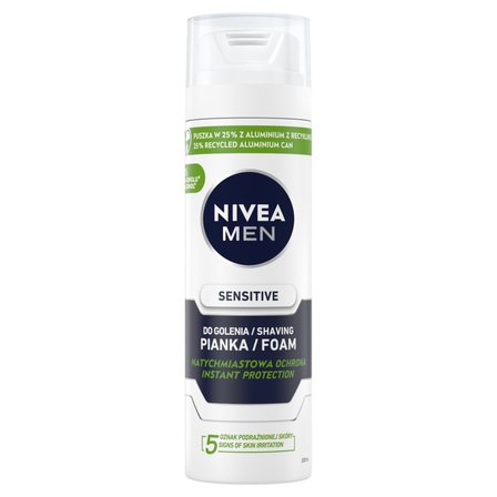 Nivea MEN Łagodząca Pianka DO Golenia Sensitive 200 ml (1)