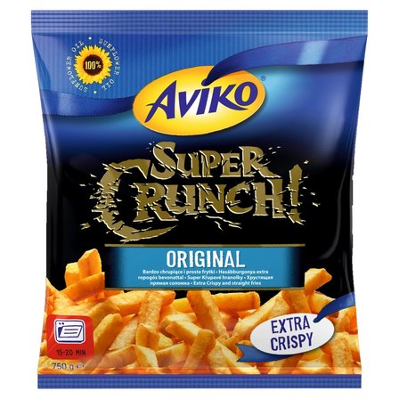 Aviko Super Crunch Original Bardzo chrupiące i proste frytki 750 g (1)