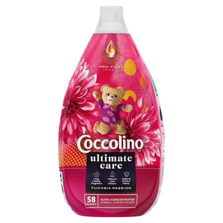 Coccolino Ultimate Care Fuchsia Passion Płyn do płukania tkanin 870 ml (1)