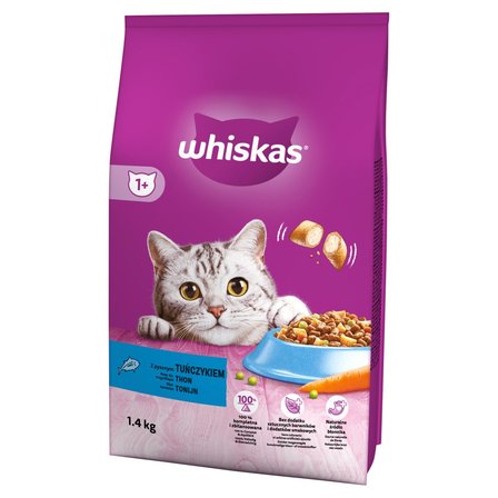 Whiskas Sucha karma dla kotów z pysznym tuńczykiem 1,4 kg (1)