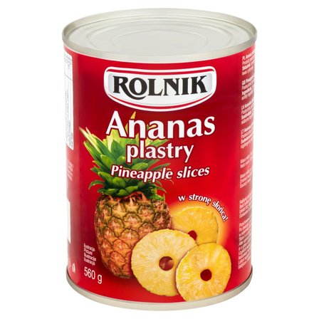 Rolnik Ananas plastry 560 g (2)