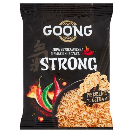 Goong Strong Zupa błyskawiczna o smaku kurczaka piekielnie ostra 65 g (1)