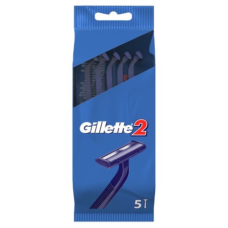 Gillette2 Jednorazowa maszynka do golenia dla mężczyzn, 5 sztuk (1)