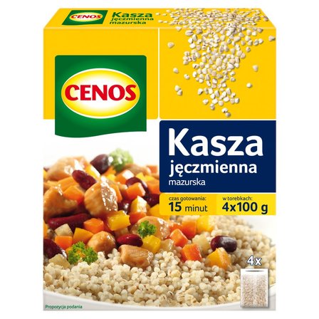 Cenos Kasza jęczmienna mazurska 400 g (4 x 100 g) (1)