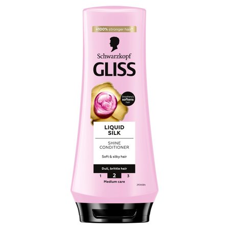 Gliss Liquid Silk Odżywka do włosów matowych i łamliwych 200 ml (1)