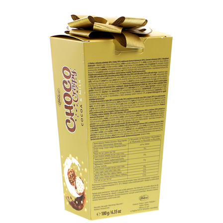 Vobro Choco Crispy Praliny nadziewane kremem kakaowym kremem mlecznym i chrupkami 180 g (5)