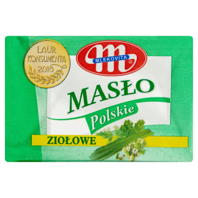 Mlekovita Masło Polskie ziołowe 100 g (1)