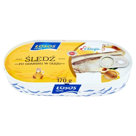 Łosoś Ustka Śledź po gdańsku w oleju 170 g (2)