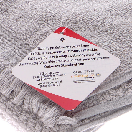Texpol ręcznik bawełniany srebrny 50x90cm (3)