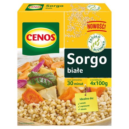 Cenos Sorgo białe 400 g (4 x 100 g) (1)