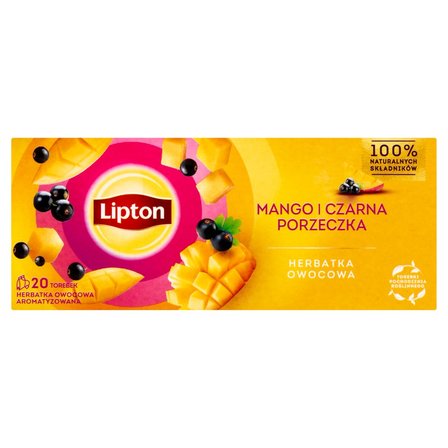 Lipton Herbatka owocowa mango i czarna porzeczka 34 g (20 torebek) (1)