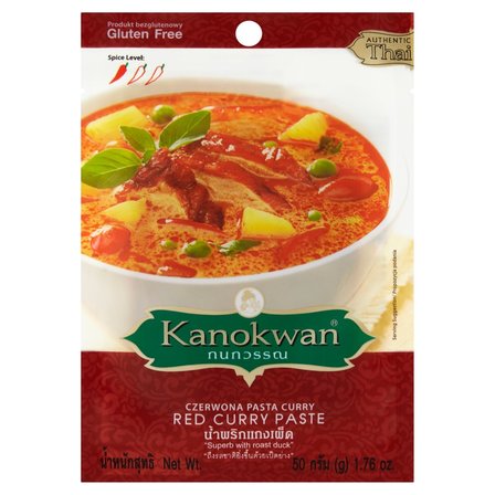 Kanokwan Czerwona pasta curry 50 g (1)