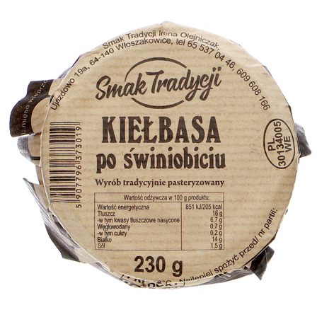 SMAK TRADYCJI KIEŁBASA PO ŚWINIOBICIU 230G (1)