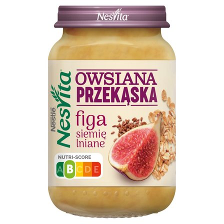 NesVita Owsiana przekąska figa siemię lniane 190 g (2)