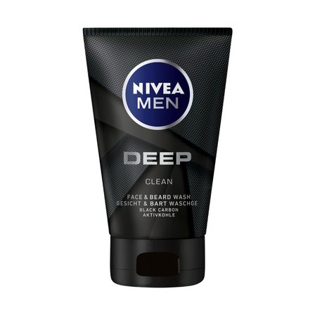 Nivea MEN Żel do mycia twarzy i zarostu Deep 100 ml (1)