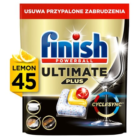 Finish Ultimate Plus Lemon Kapsułki do mycia naczyń w zmywarce 549 g (45 sztuk) (12)