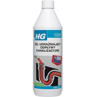 HG żel udrażniający odpływy kanalizacyjne 1000 ml (1 l) (1)