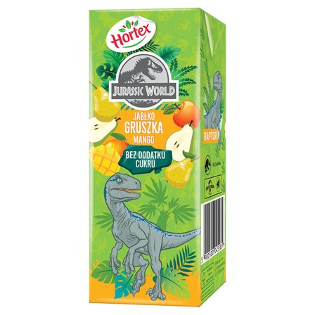 Hortex Jurassic World Napój wieloowocowy jabłko gruszka mango 200 ml (1)