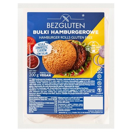 Bezgluten Bułki hamburgerowe 200 g (1)