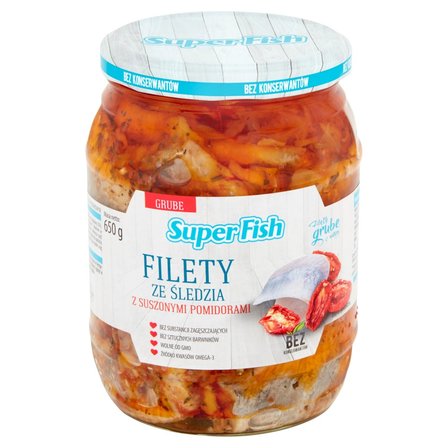 SuperFish Filety ze śledzia z suszonymi pomidorami 650 g (2)