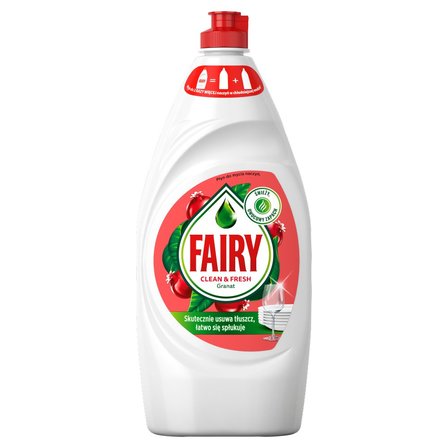 Fairy Clean & Fresh Granat Płyn do mycia naczyń 900 ml (1)