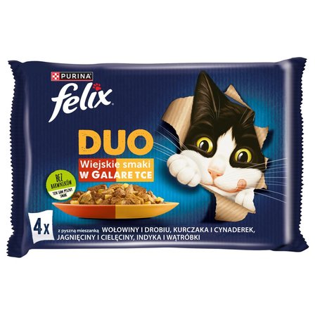 Felix Duo Karma dla kotów wiejskie smaki w galaretce 340 g (4 x 85 g) (2)