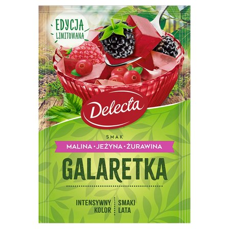 Delecta Galaretka smak malina jeżyna żurawina 50 g (1)