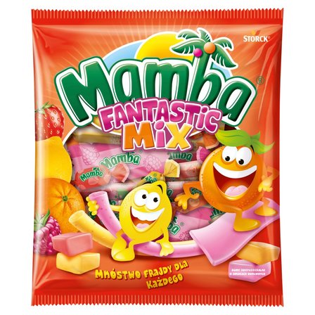 Mamba Fantastic Mix Gumy rozpuszczalne o smakach owocowych 140 g (1)