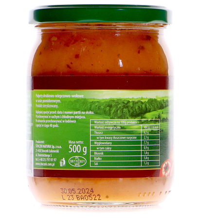 Stoczek Pulpety w sosie pomidorowym 500 g (8)