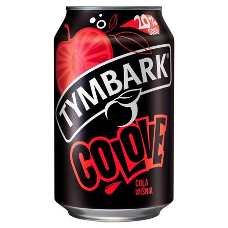 Tymbark Colove Gazowany napój owocowy cola wiśnia 330 ml (1)