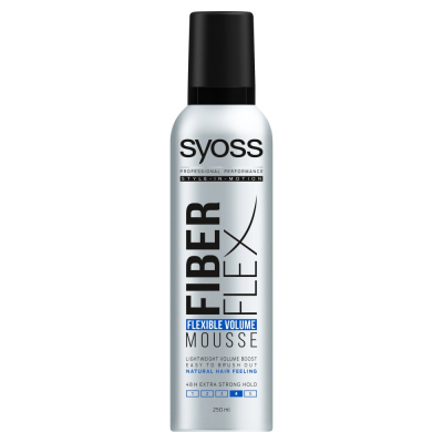 Syoss Fiberflex Volume Pianka do włosów zwiększająca objętość ekstramocna 250 ml (1)