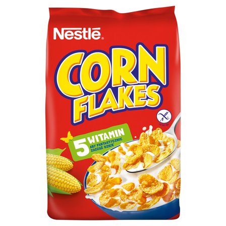 Nestlé Corn Flakes Chrupiące płatki kukurydziane z witaminami 600 g (1)