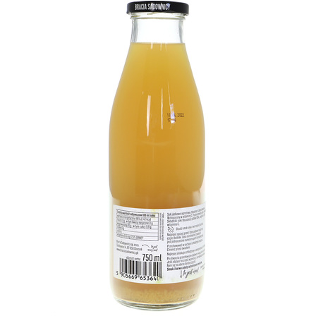 Bracia Sadownicy Sok tłoczone jabłko z agrestem 750 ml (6)