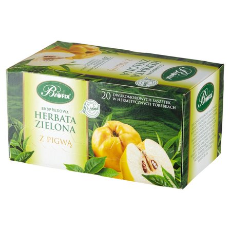 Bifix Ekspresowa herbata zielona z pigwą 40 g (20 x 2 g) (2)