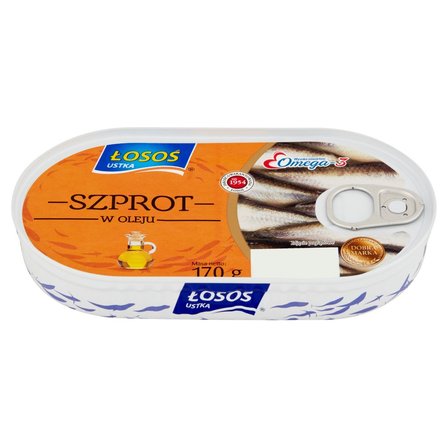 Łosoś Ustka Szprot w oleju 170 g (2)