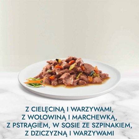 Gourmet Perle Karma dla kotów mini fileciki w sosie z warzywami 340 g (4 x 85 g) (5)