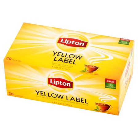 Lipton Yellow Label Herbata czarna 100 g (50 torebek) (2)
